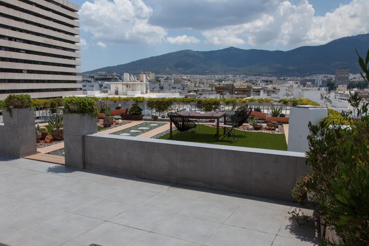Ferienwohnung Gorgeous Penthouse With Private Jacuzzi And Amazing View! Athen Exterior foto