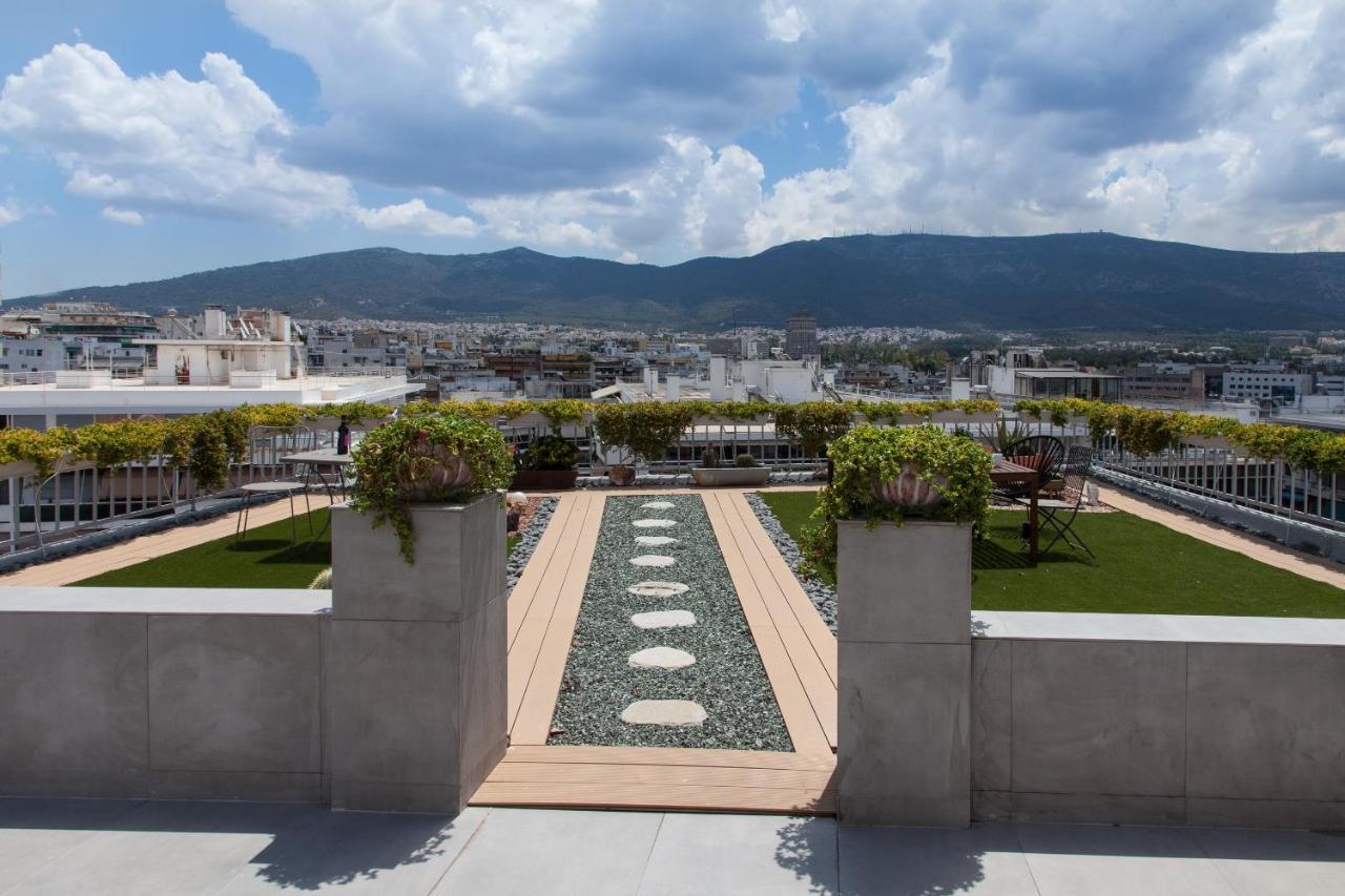 Ferienwohnung Gorgeous Penthouse With Private Jacuzzi And Amazing View! Athen Exterior foto